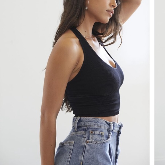 Urban Outfitters Tops - Black urban outfitters  crop top